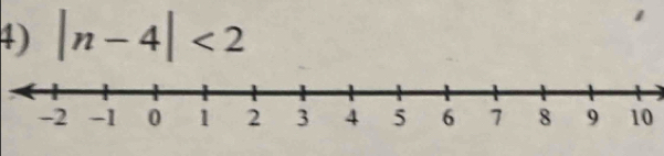 |n-4|<2</tex>