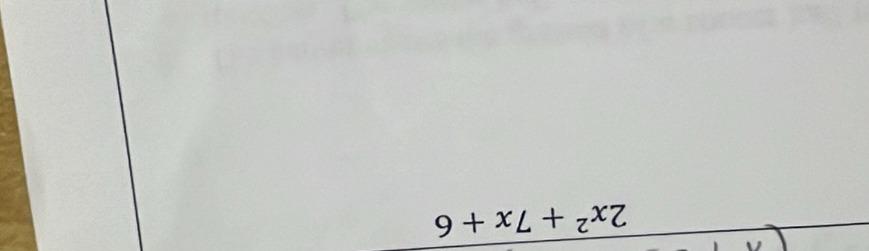 frac 2x^2+7x+6