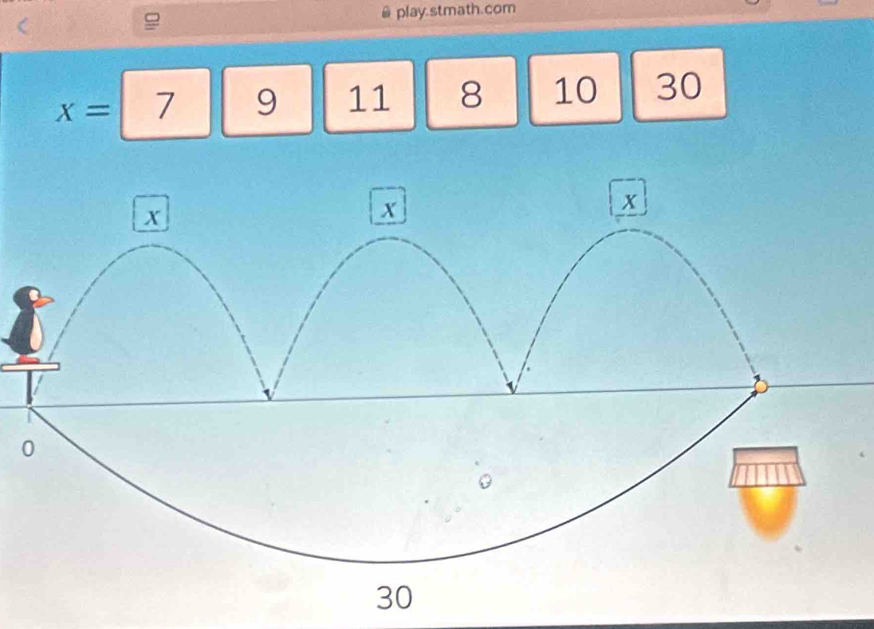 play. stmath. com 
< 
<tex>x=7|9|1 8 10 30