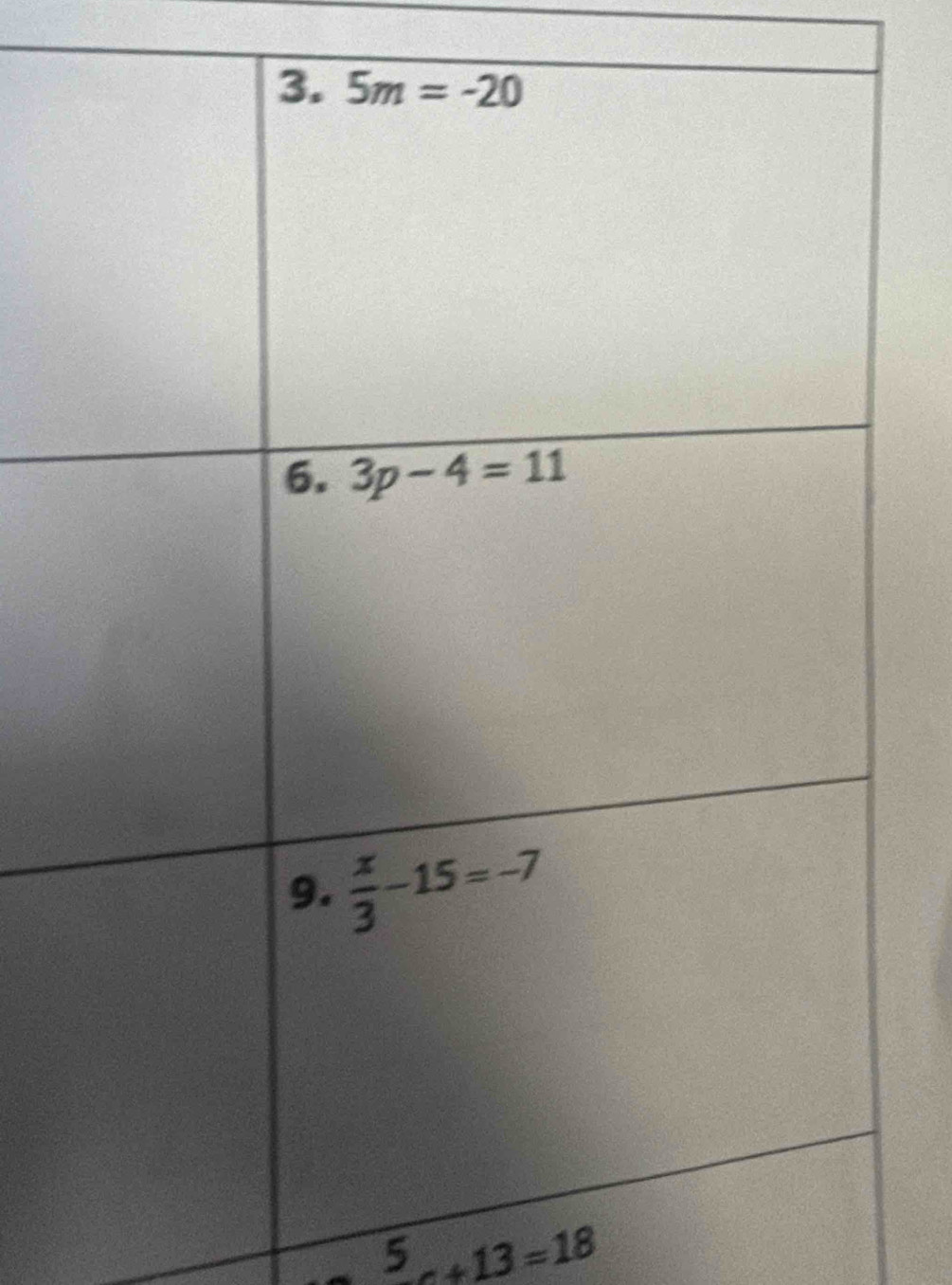 5c+13=18
 2/sqrt(13) 