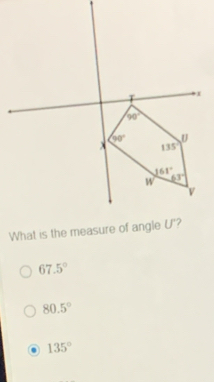 67.5°
80.5°
135°