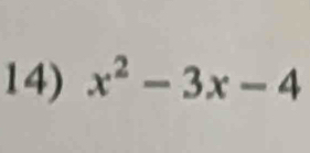 x^2-3x-4