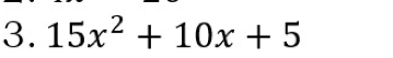 15x^2+10x+5