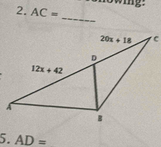 ing:
2. AC=
_
5. AD=