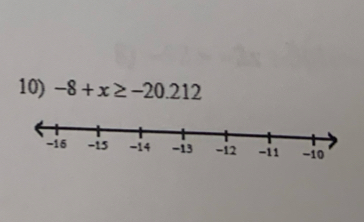 -8+x≥ -20.212