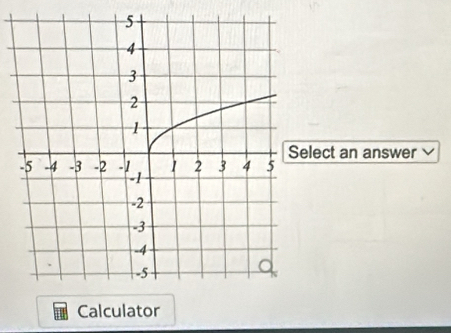 lect an answer 
Calculator