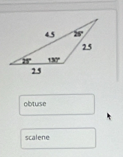 obtuse
scalene