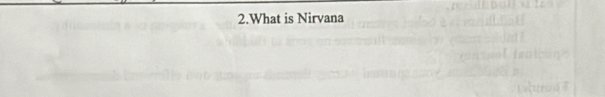 What is Nirvana