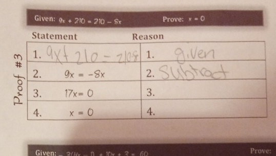 Given: 2011x-111..16x^ Prove: