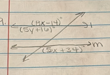 m
(5x+34)