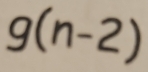 g(n-2)