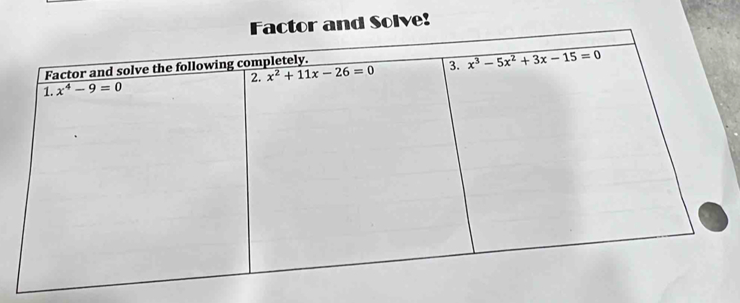 nd Solve!