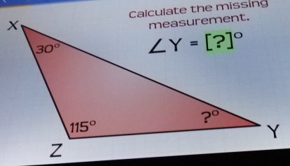 Calculate the missing