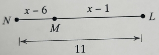 x-6 x-1
N
L
M
- 
11