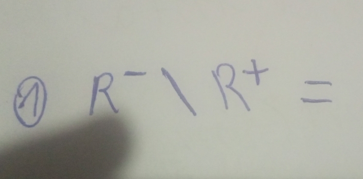 ( R^-lambda R^+=