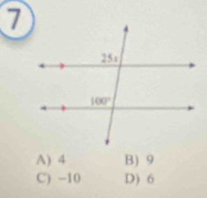 A) 4 B) 9
C) ~10 D) 6