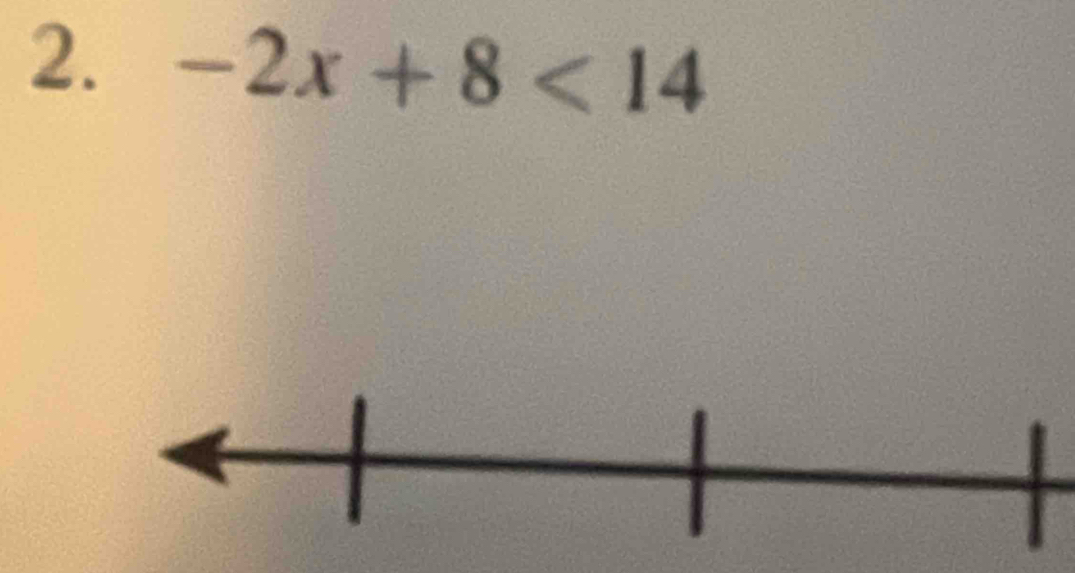 -2x+8<14</tex>