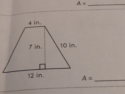 A= _ 
_ A=