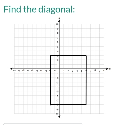 Find the diagonal: