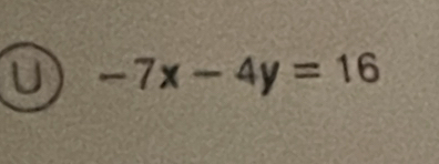 -7x-4y=16