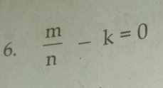  m/n -k=0