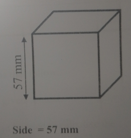 Side =57mm