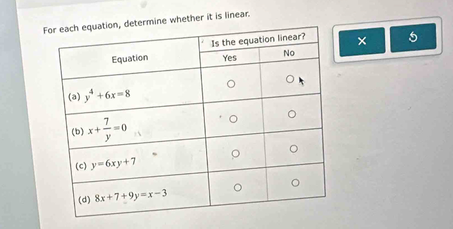 whether it is linear.
×