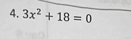 3x^2+18=0