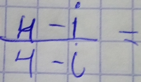  (4-i)/4-i =