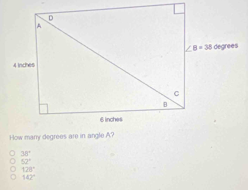 38°
52°
128°
142°