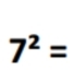 7^2=