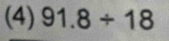 (4) 91.8/ 18