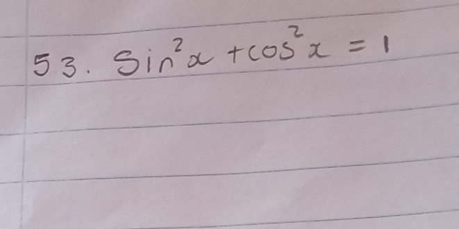 sin^2x+cos^2x=1