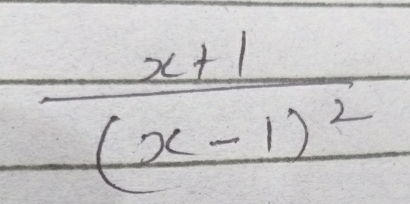 frac x+1(x-1)^2