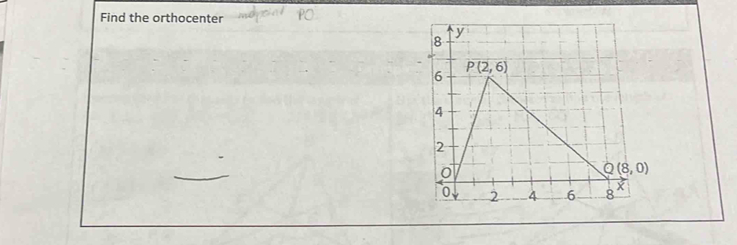 Find the orthocenter