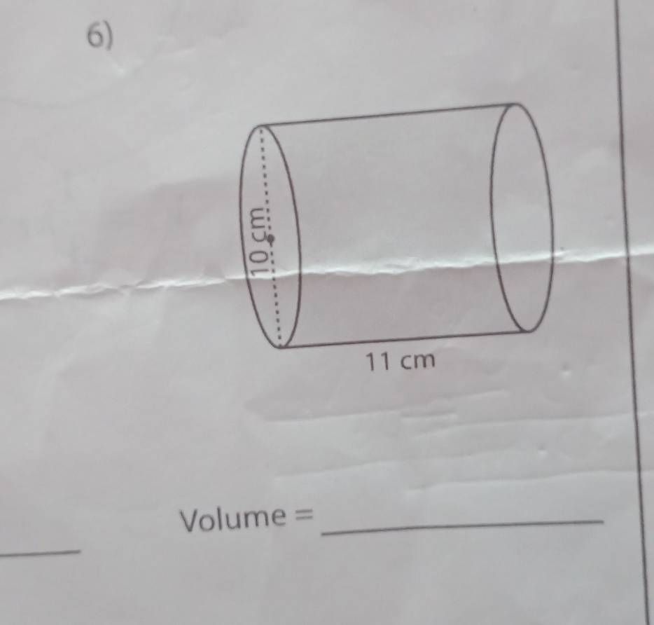 Volume =_ 