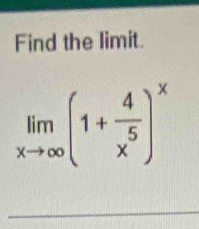 Find the limit.