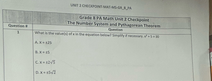 CHECKPOINT-MAT-MS