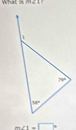 What is  11∠ 1 ?
m∠ 1=□°