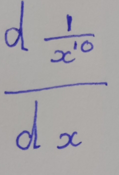 frac d 1/x^0 dx