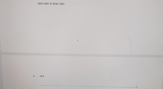 text color is blue
v.