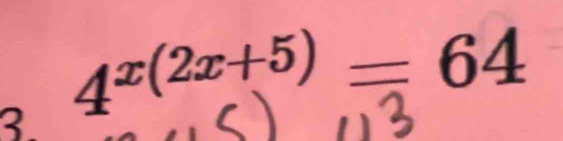 4x(2x+5) = 64
3