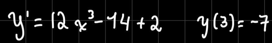 y'=12x^3-14+2