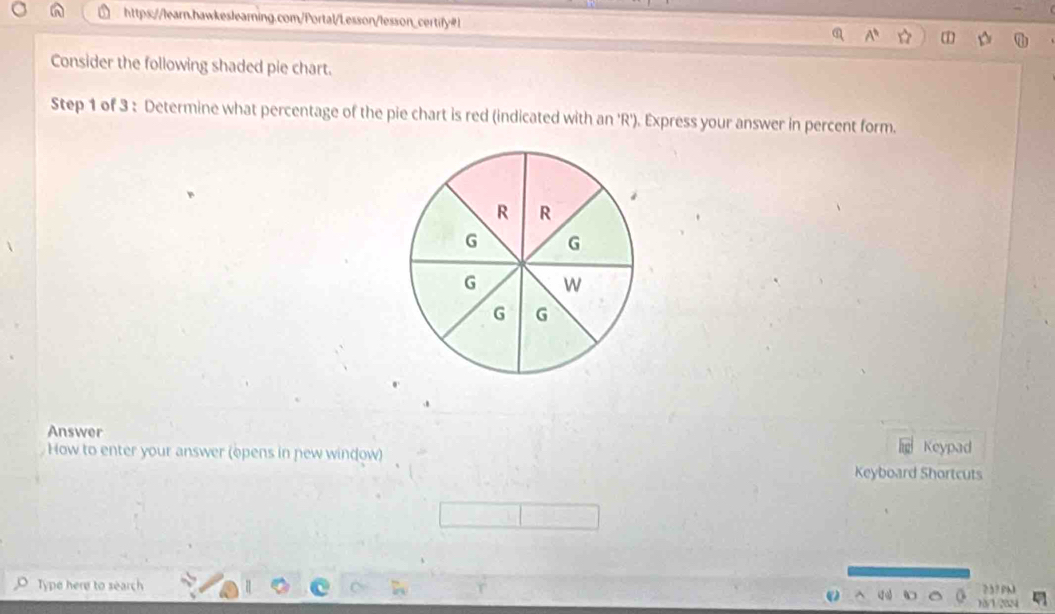 solved-consider-the-following-shaded-pie-chart-step-1-of-3