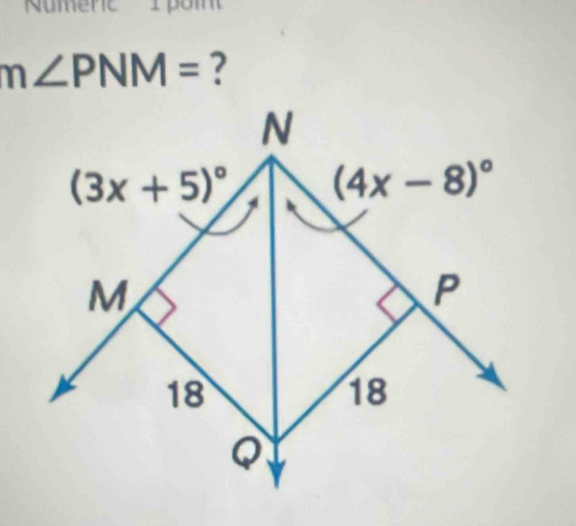 m∠ PNM= ?