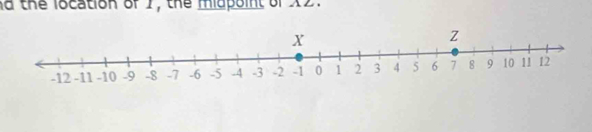 nd the location of 1, the midpoint of X2.