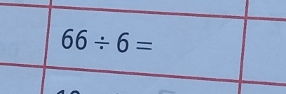 66/ 6=