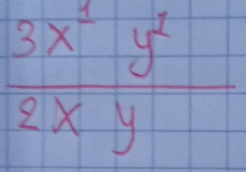  3x^2y^2/2xy 