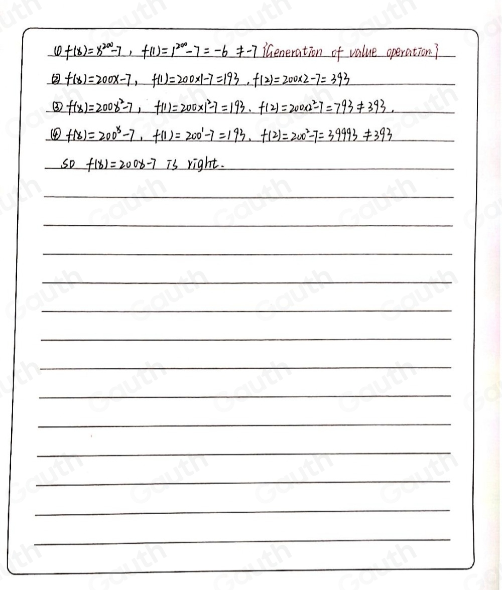 Solved: Choose the function that represents the data in the table. x ...