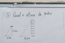 ③ hlual a alture do predio